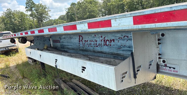 image for item ET7047 2015 Fontaine HCR5222WSA Revolution 52 flatbed trailer