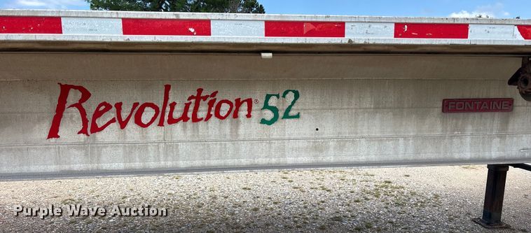 image for item ET7048 2013 Fontaine HAR5222WSA Revolution 52 flatbed trailer