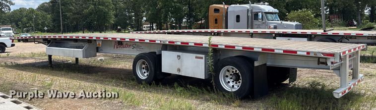 image for item ET7050 2013 Fontaine HCR5222WSA Revolution 52 flatbed trailer