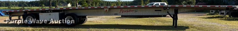 image for item ET7053 2013 Fontaine HCR5222WSA Revolution 52 flatbed trailer