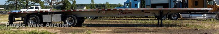 image for item ET7054 2015 Fontaine HCR5222WSA Revolution 52 flatbed trailer