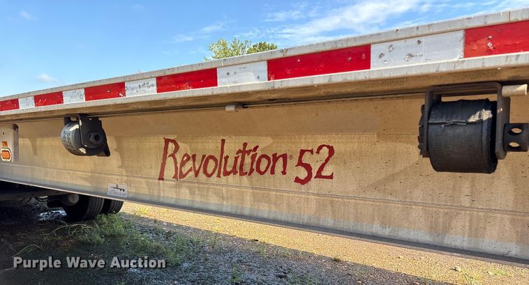 image for item ET7054 2015 Fontaine HCR5222WSA Revolution 52 flatbed trailer