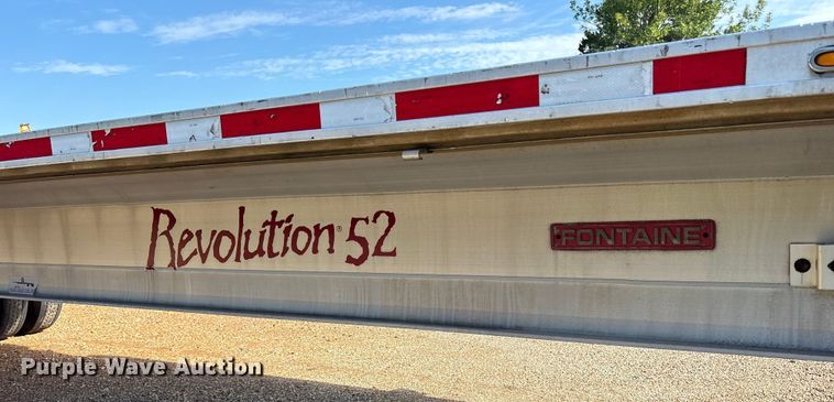 image for item ET7055 2015 Fontaine HCR5222WSA flatbed trailer