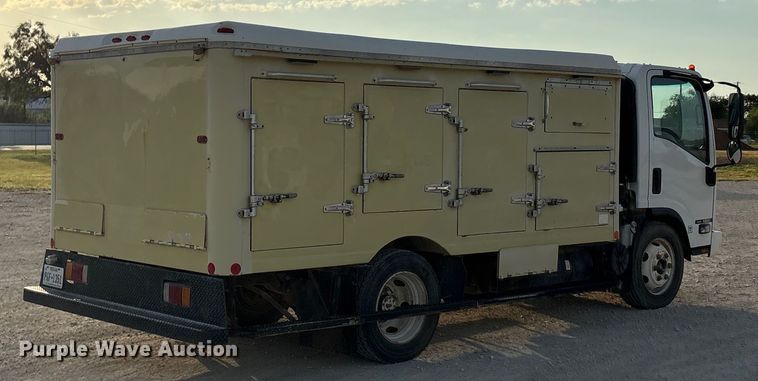 image for item EU0032 2010 Isuzu NPR refrigerated truck