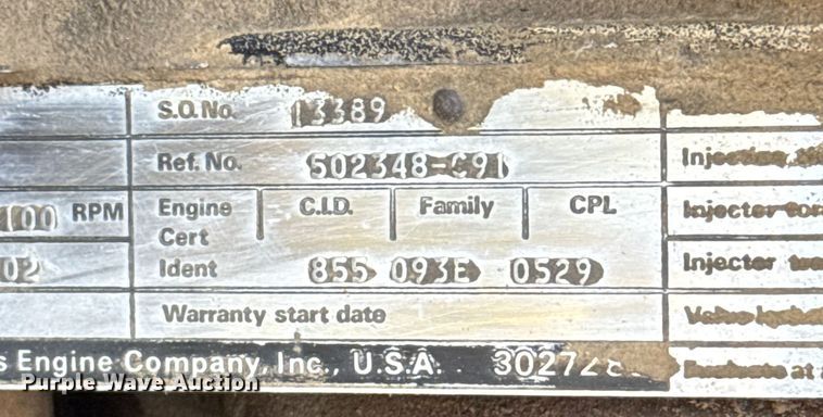 image for item EU2132 1983 International 2275 winch truck