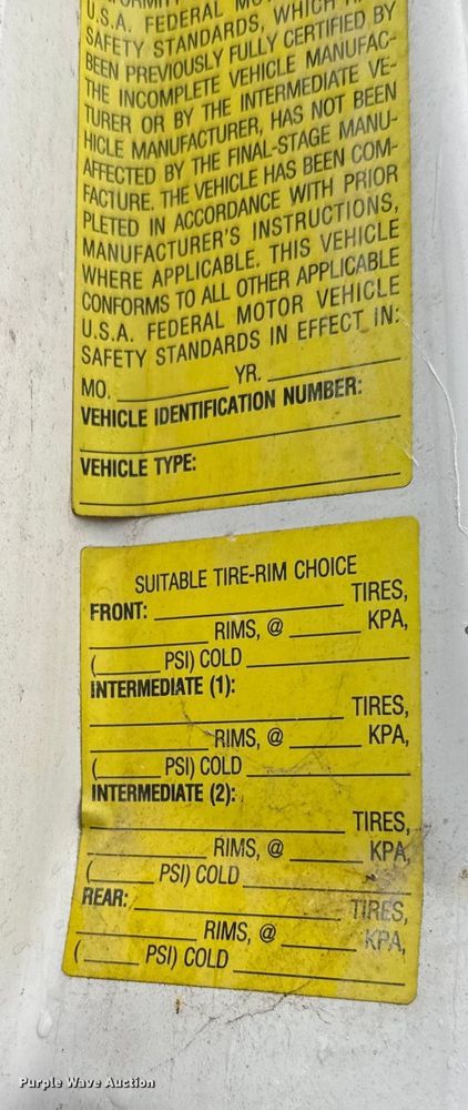 image for item EU2175 2005 Sterling Acterra truck cab and chassis