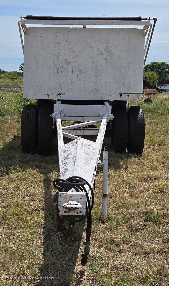 image for item EU3561 Shop built end dump pup trailer