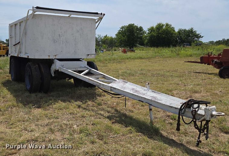 image for item EU3561 Shop built end dump pup trailer