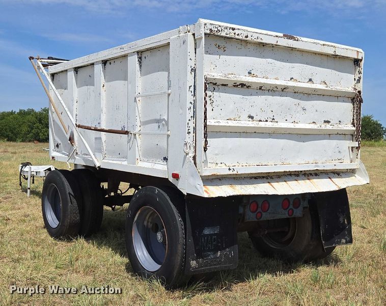 image for item EU3561 Shop built end dump pup trailer