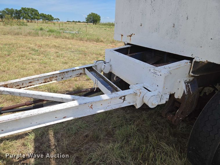 image for item EU3561 Shop built end dump pup trailer