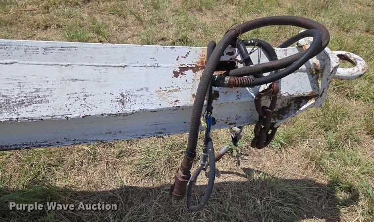 image for item EU3561 Shop built end dump pup trailer