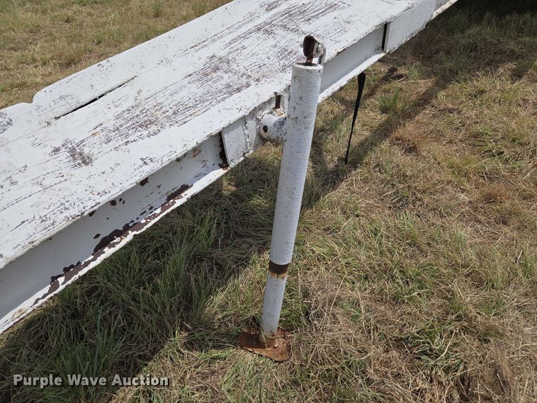 image for item EU3561 Shop built end dump pup trailer