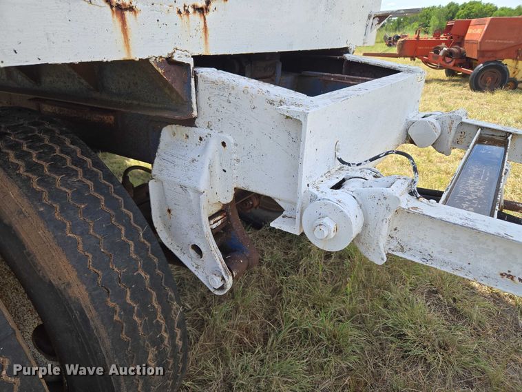 image for item EU3561 Shop built end dump pup trailer