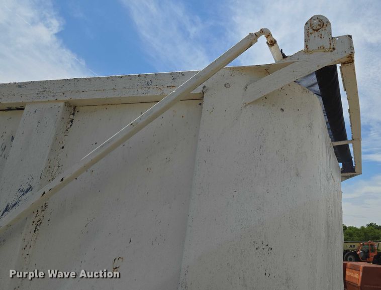 image for item EU3561 Shop built end dump pup trailer