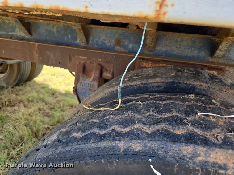 image for item EU3561 Shop built end dump pup trailer