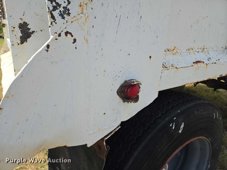 image for item EU3561 Shop built end dump pup trailer