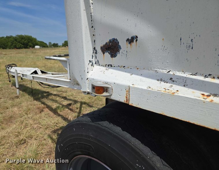 image for item EU3561 Shop built end dump pup trailer