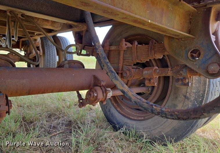 image for item EU3561 Shop built end dump pup trailer
