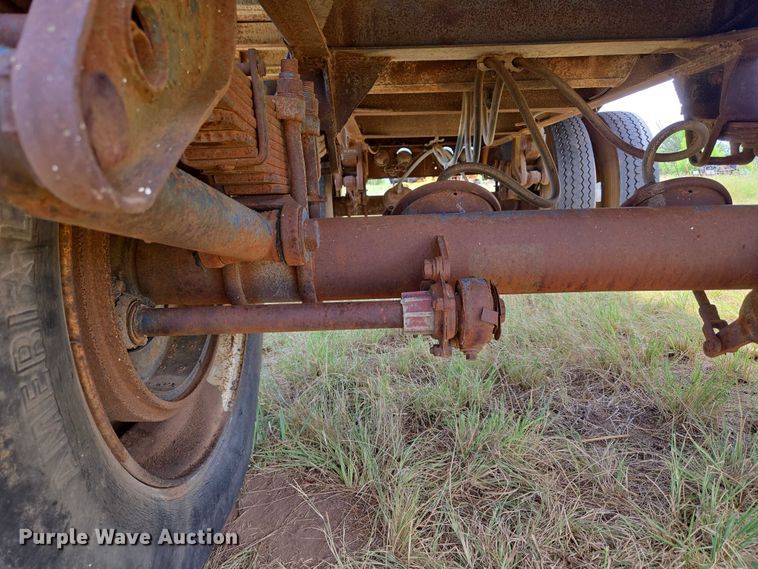 image for item EU3561 Shop built end dump pup trailer