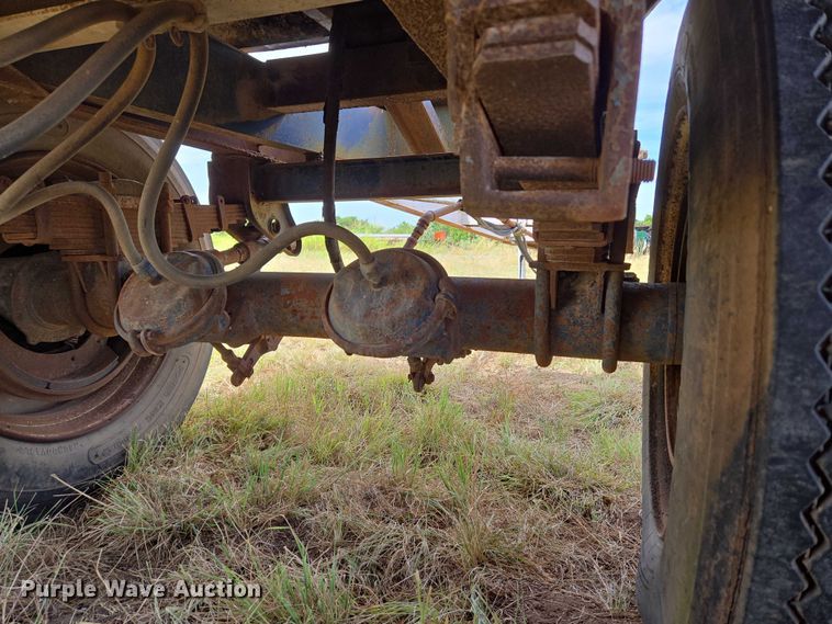 image for item EU3561 Shop built end dump pup trailer