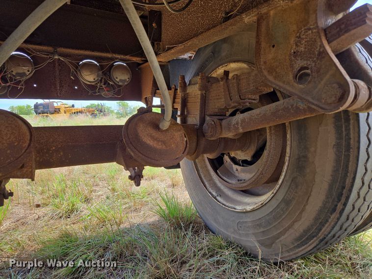 image for item EU3561 Shop built end dump pup trailer
