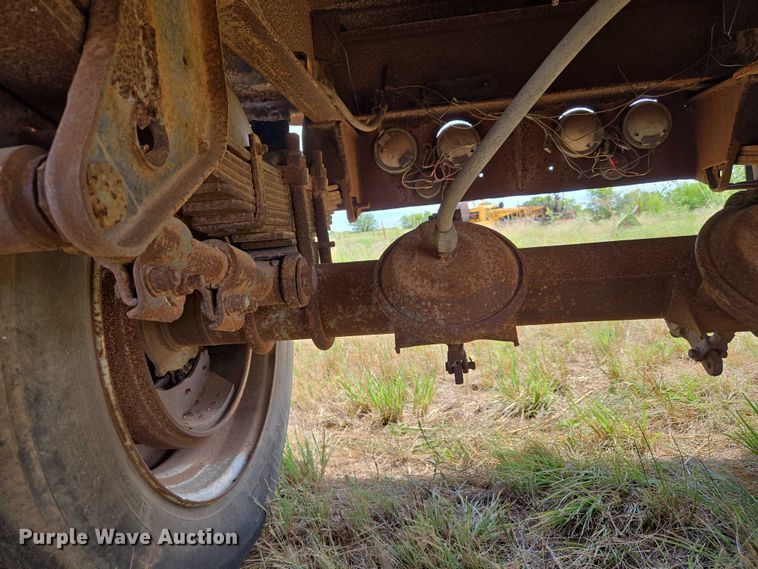 image for item EU3561 Shop built end dump pup trailer