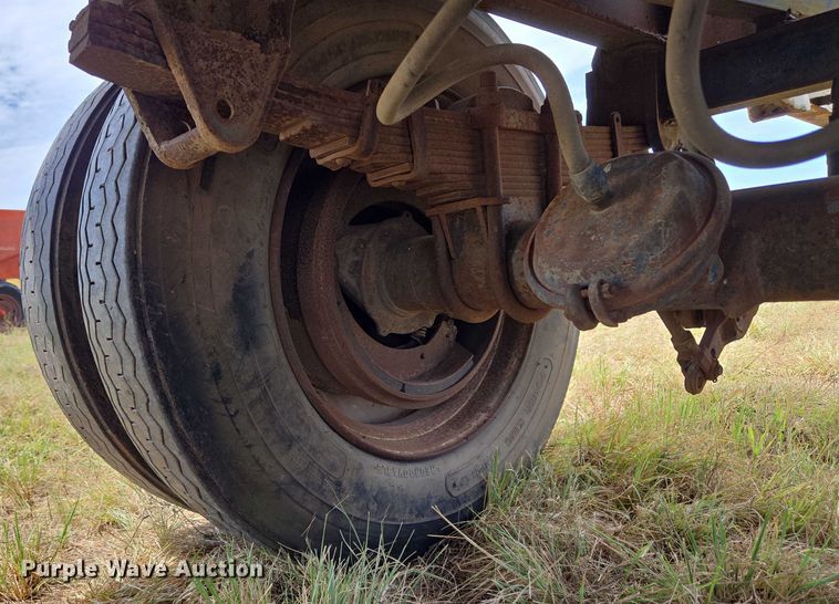 image for item EU3561 Shop built end dump pup trailer
