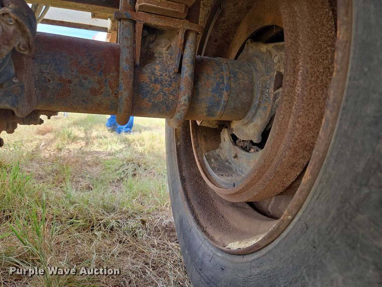 image for item EU3561 Shop built end dump pup trailer