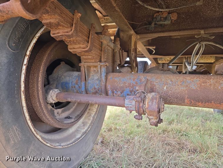 image for item EU3561 Shop built end dump pup trailer