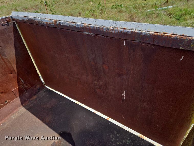 image for item EU3561 Shop built end dump pup trailer