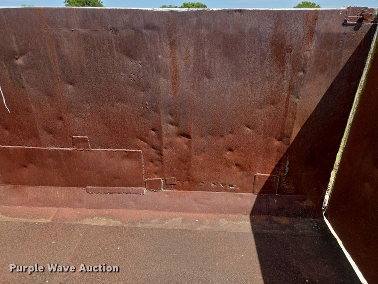 image for item EU3561 Shop built end dump pup trailer