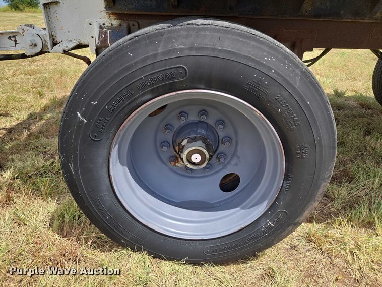 image for item EU3561 Shop built end dump pup trailer