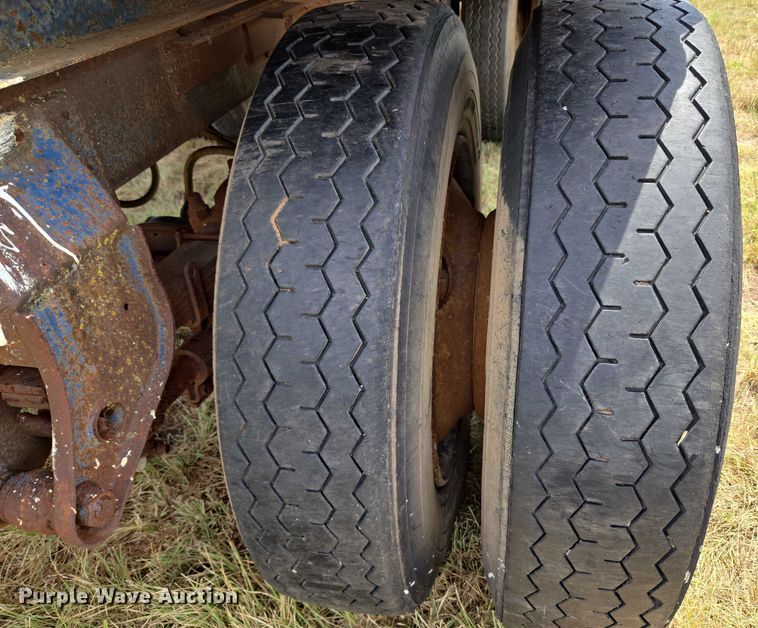 image for item EU3561 Shop built end dump pup trailer
