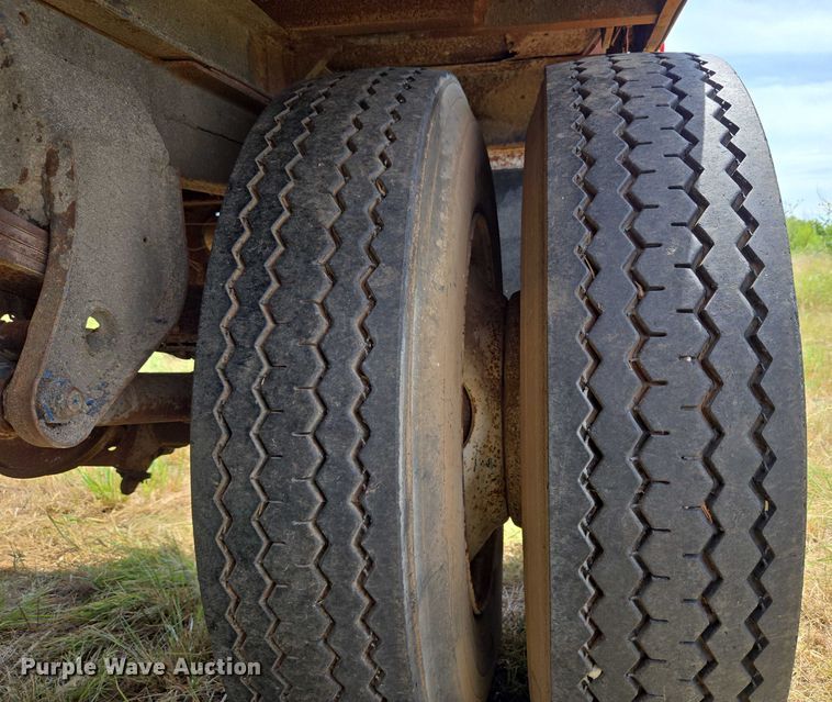 image for item EU3561 Shop built end dump pup trailer