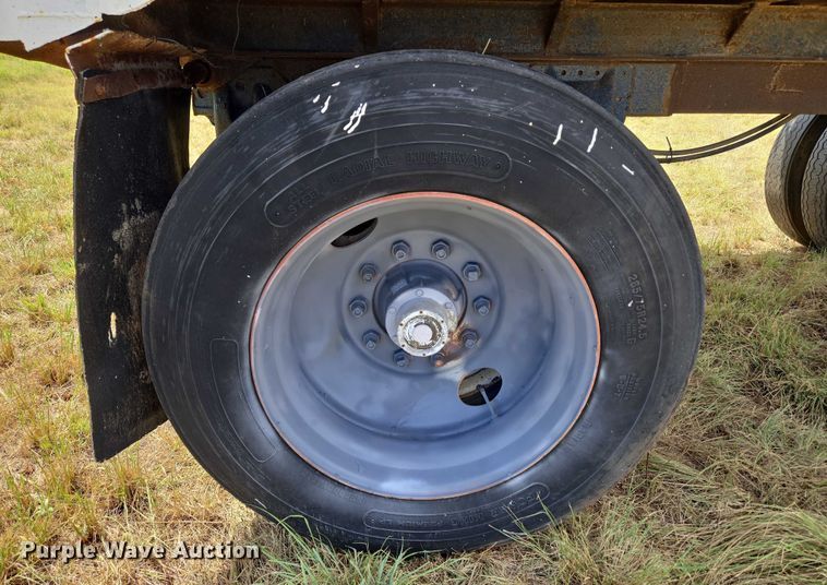 image for item EU3561 Shop built end dump pup trailer