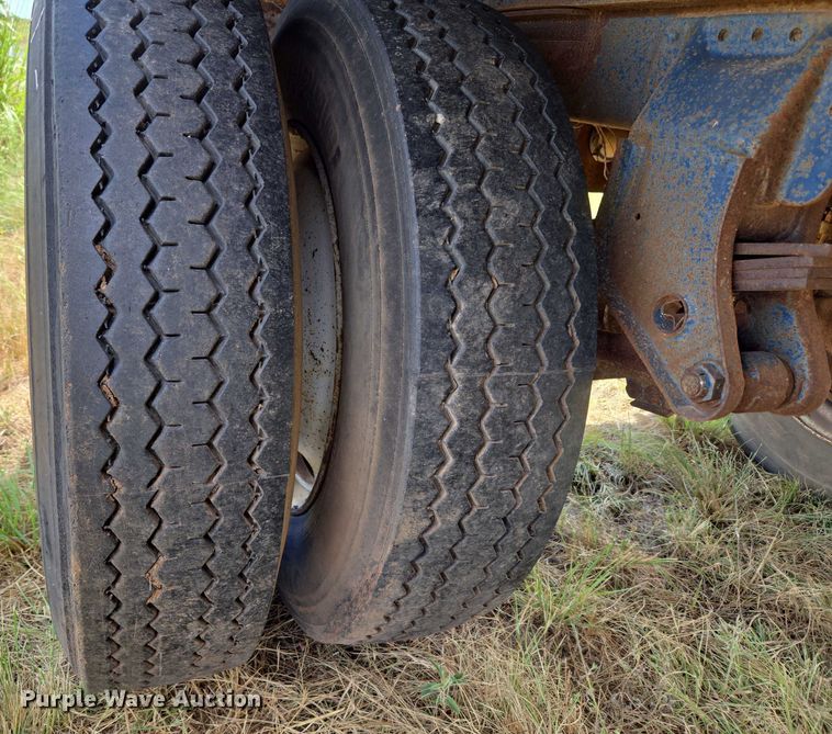 image for item EU3561 Shop built end dump pup trailer