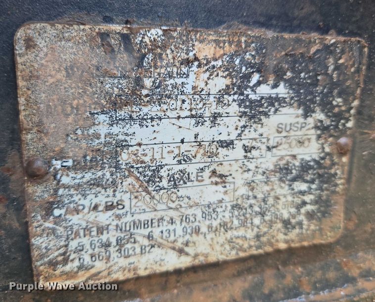 image for item EU3615 Watson & Chalin AL-220110-10 lift axle