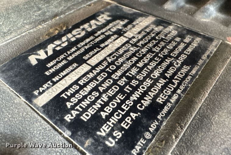 image for item YA0559 2020 International LT625 semi truck