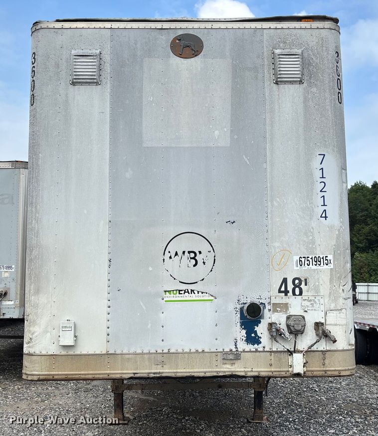 image for item YA0828 1996 Great Dane dry van trailer