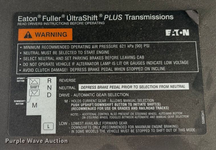 image for item YA0855 2016 International ProStar Plus 122 semi truck