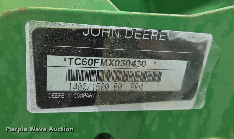 image for item EN8379 John Deere broom