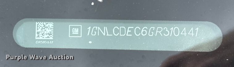 image for item EN8410 2016 Chevrolet Tahoe Police SUV