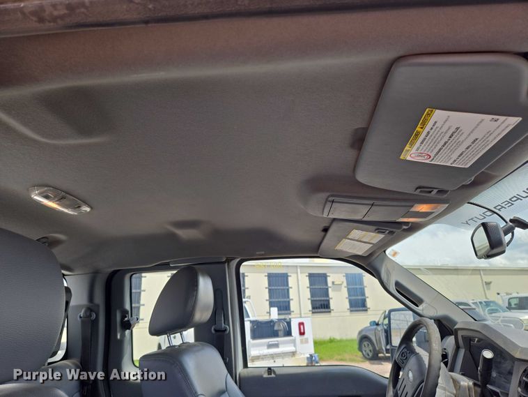 image for item EN8417 2014 Ford F250 Super Duty SuperCab utility bed pickup truck