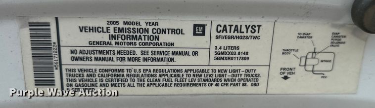 image for item EN8418 2005 Chevrolet Equinox SUV