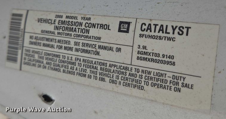 image for item EN8421 2008 Chevrolet Uplander LS van