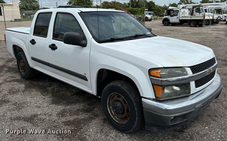 image for item EN8423 2008 Chevrolet Colorado Crew Cab pickup truck