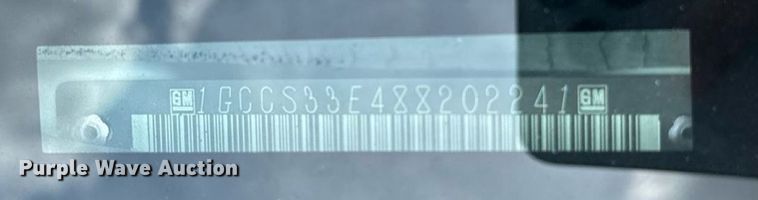 image for item EN8423 2008 Chevrolet Colorado Crew Cab pickup truck