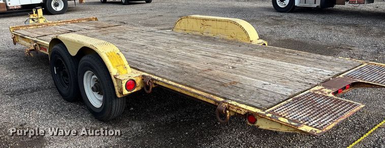 image for item EN8430 2004 Trailer King tilt deck equipment trailer