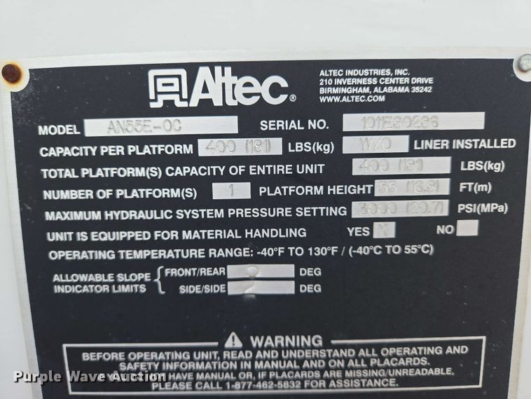 image for item EN8433 2012 Freightliner Business Class M2 bucket truck