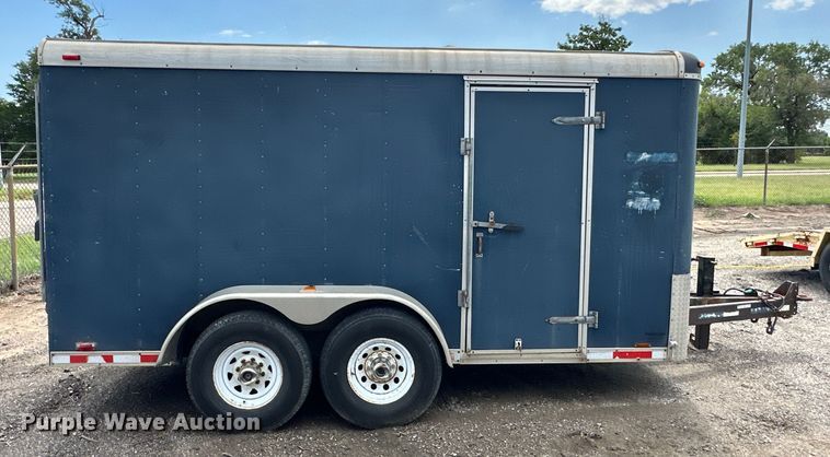 image for item EN8434 2000 Cargo Trailer OM 714TA4 enclosed cargo trailer